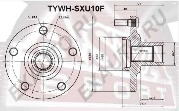 asva tywhsxu10f