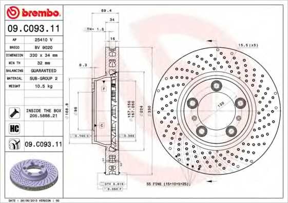 brembo 09c09311