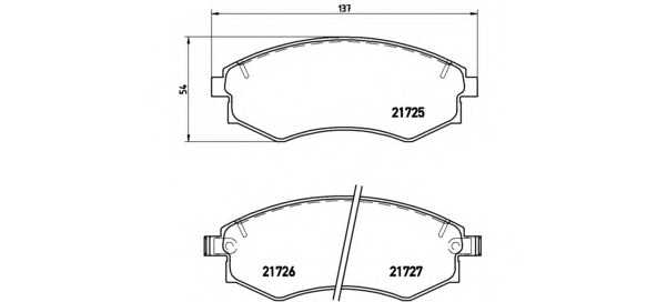 brembo p30022