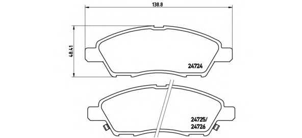 brembo p56070