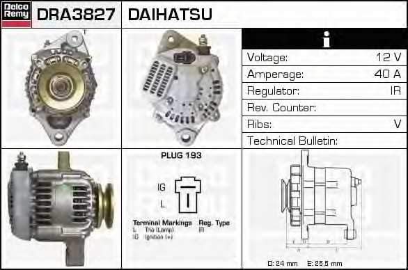 delcoremy dra3827